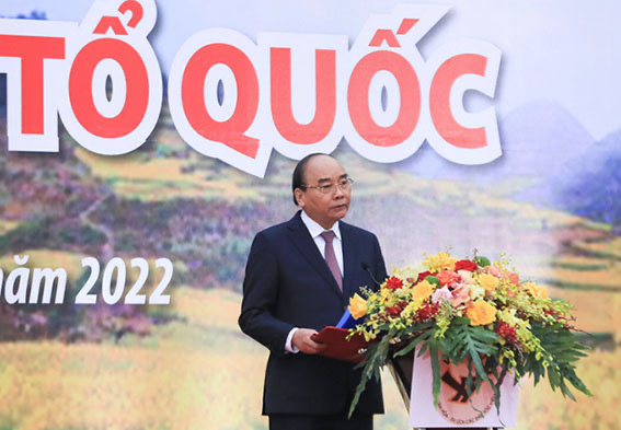 Chủ tịch nước Nguyễn Xuân Phúc phát biểu